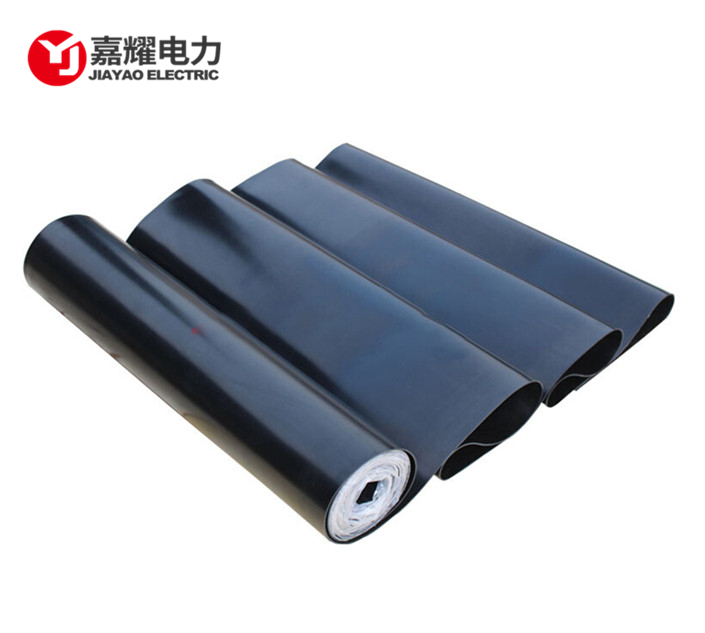 配電房黑色平面絕緣橡膠板（5mm-12mm）